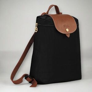 LONGCHAMP | Le Pilage Original M Backpack Black Recycled Canvas